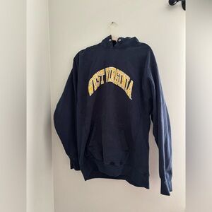 Vintage West Virginia Navy Hoodie